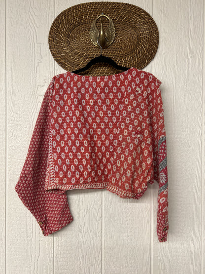 Pareo Kantha In Bloom Cropped Pullover 0326 253