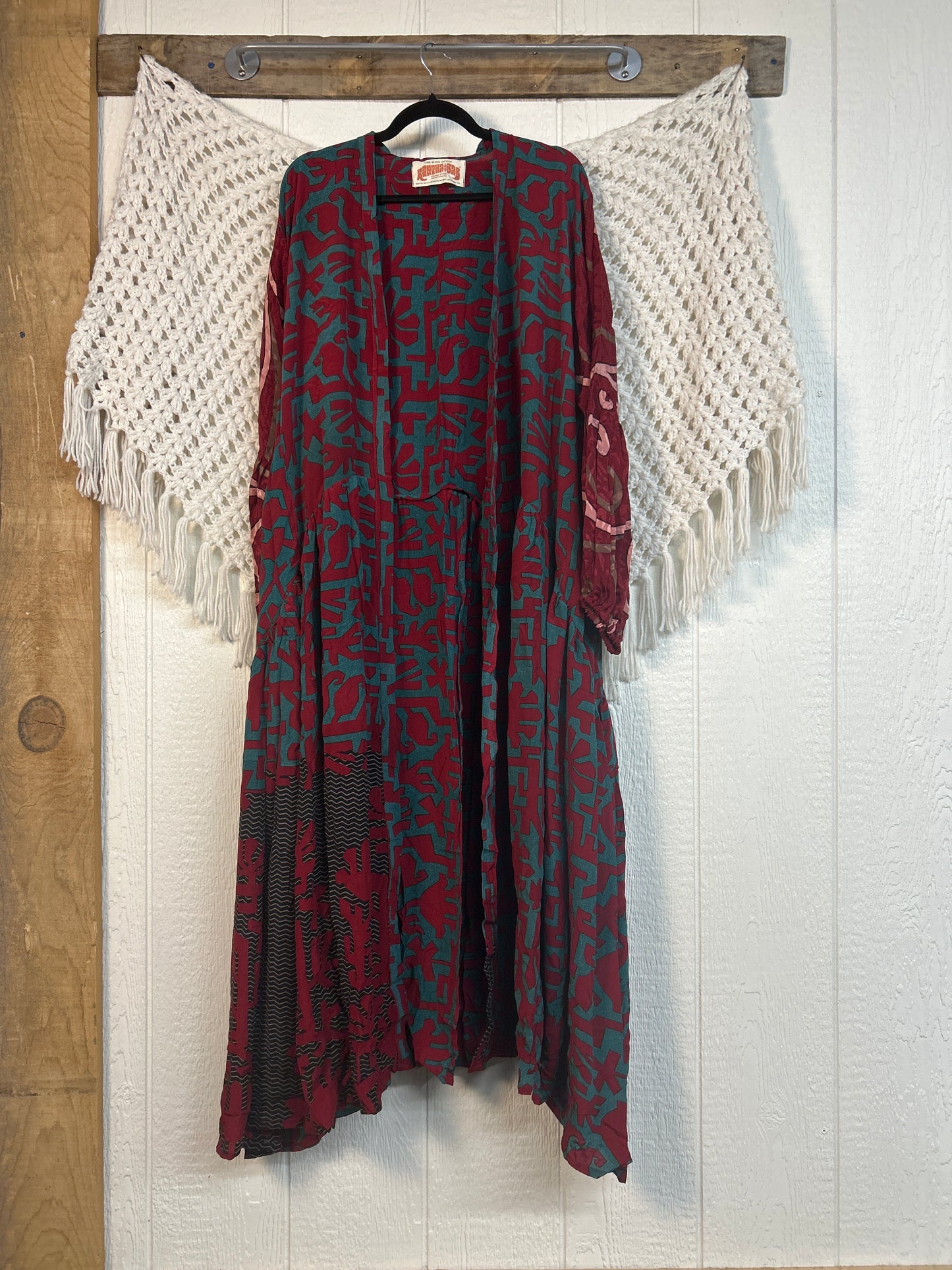 Crepe Sari Evermore Kimono 0326 134