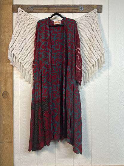 Crepe Sari Evermore Kimono 0326 134