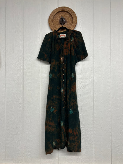 Crepe Sari Summer Woodstock Duster 0626 059