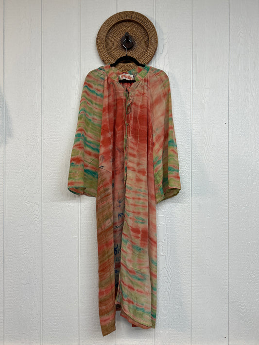 Crepe Sari Woodstock Duster Dress 0226 234