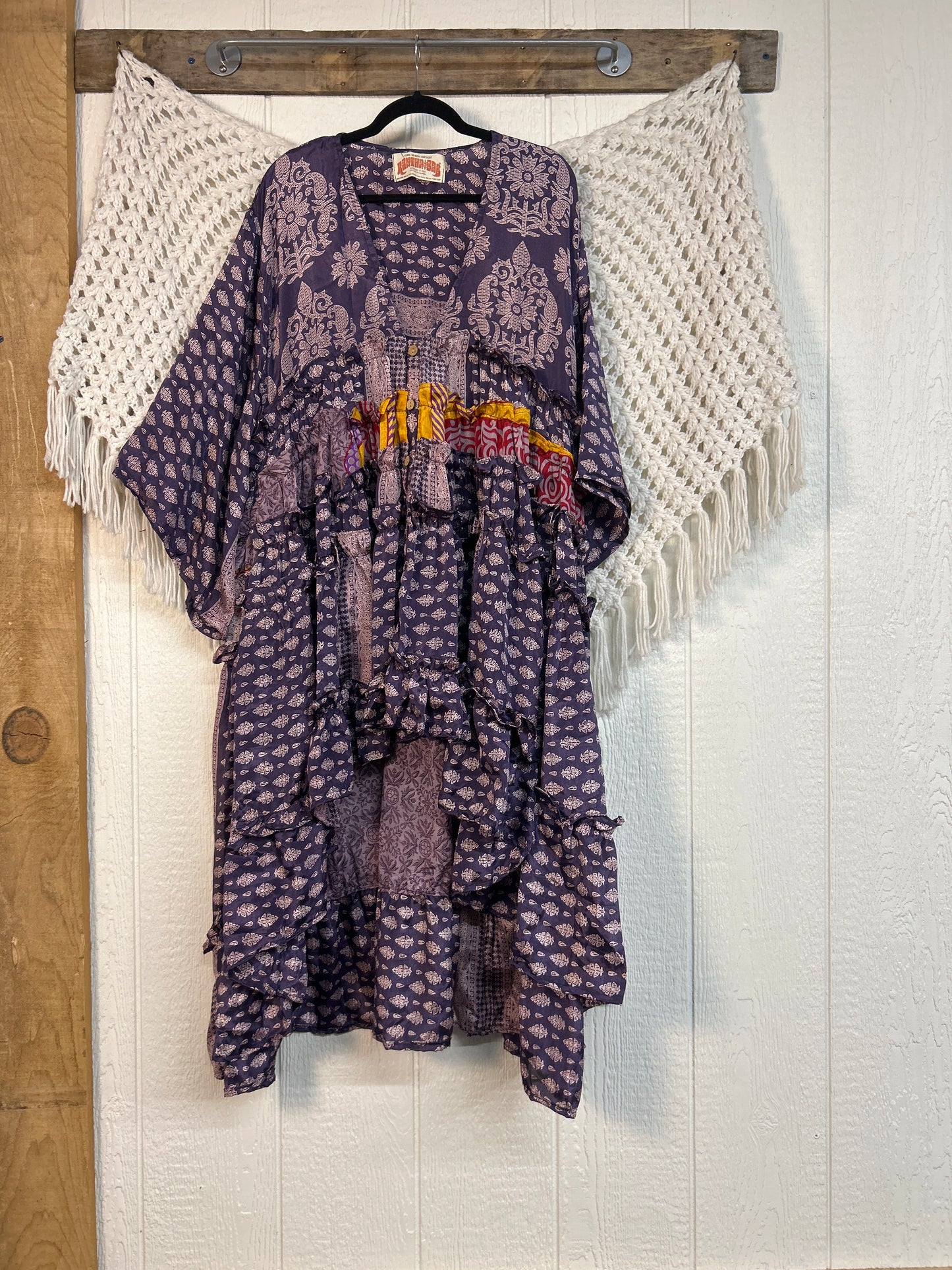 Rasgulla Sari Rhiannon Kimono 0826 072