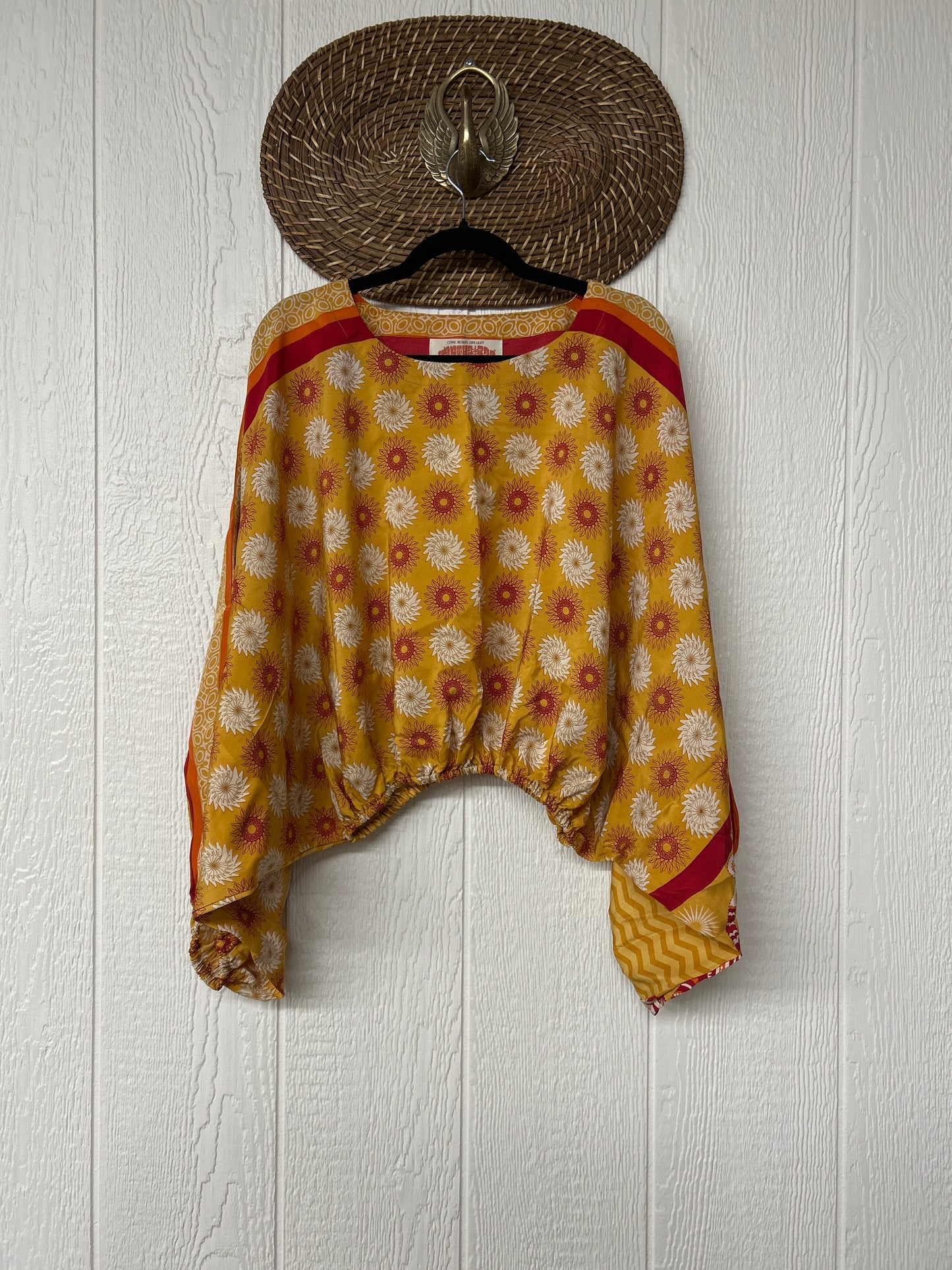 Crepe Sari Luna Crop Top 0126 273