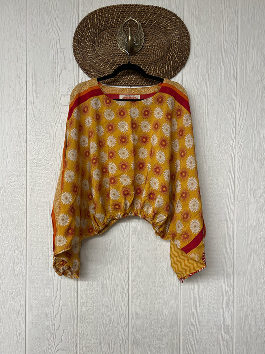 Crepe Sari Luna Crop Top 0126 273