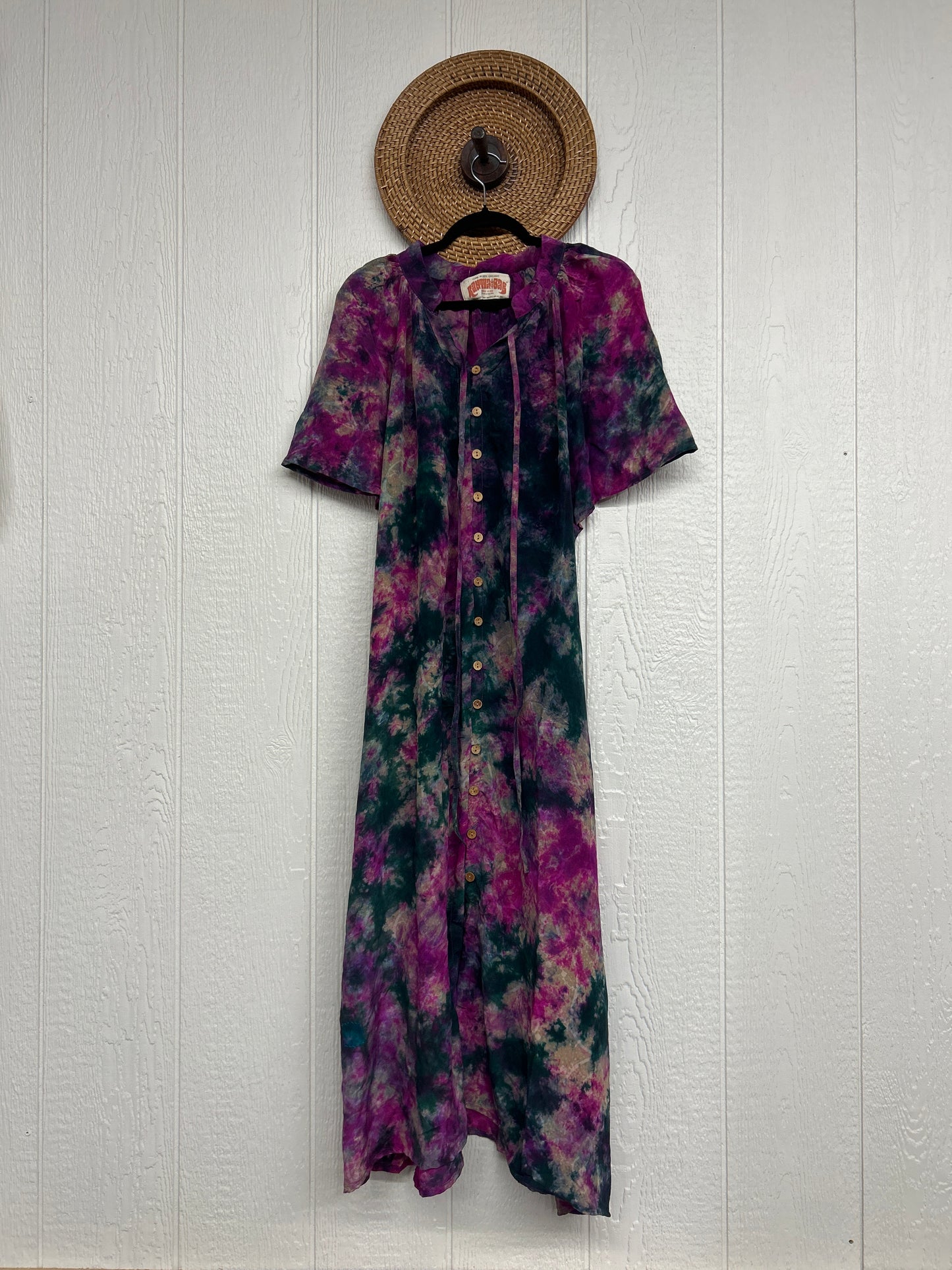 Crepe Sari Summer Woodstock Duster 0626 127