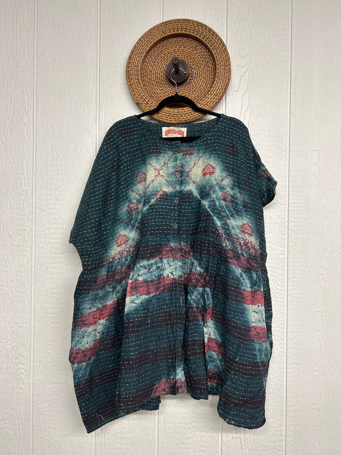 Pareo Kantha Daydreamer Button Down Mini  0526 015