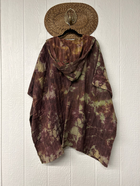Aura Edit Fine Kantha Wanderlust Poncho 1026 006