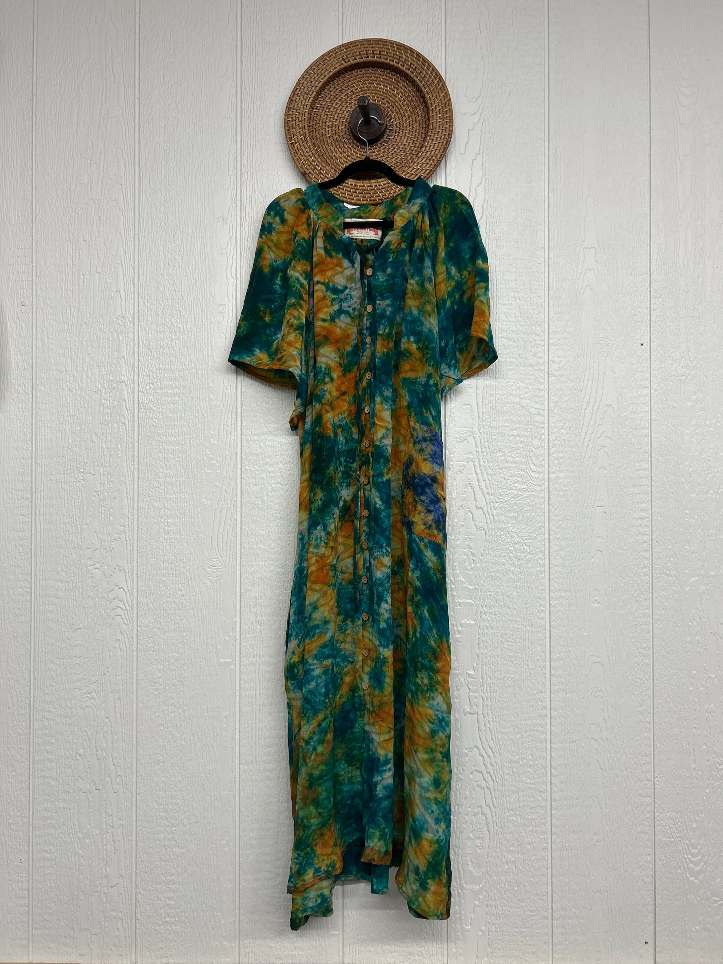 Crepe Sari Summer Woodstock Duster 0626 069
