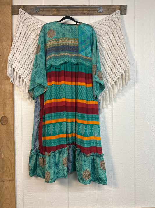 Rasgulla Sari Rhiannon Kimono 0826 010