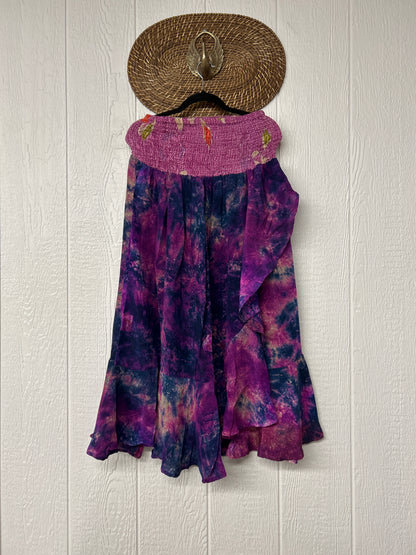 Crepe Sari Inner Peace Wrap Skirt 0626 205