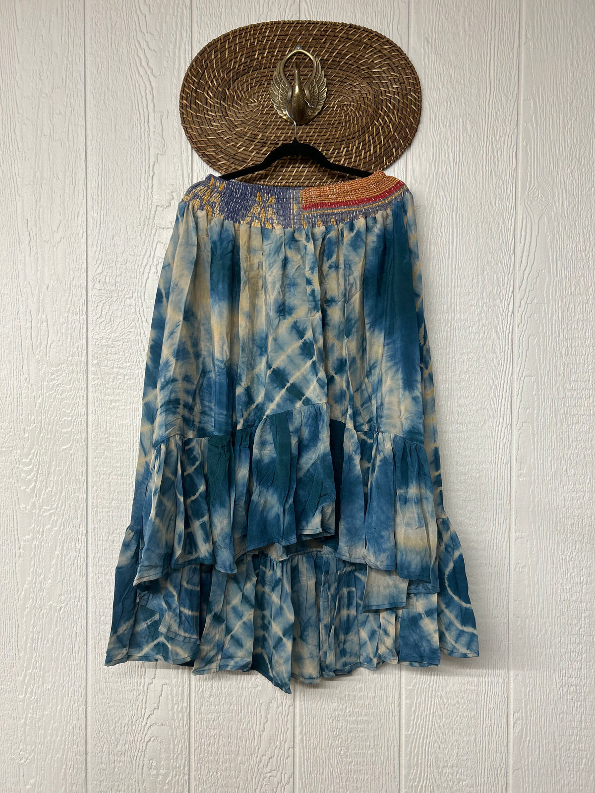 Crepe Sari Dahlia Skirt 1026 087