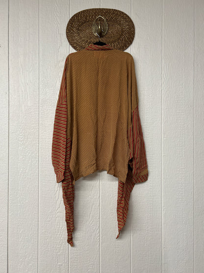 Crepe Sari Nirvana Button Down 1125 124