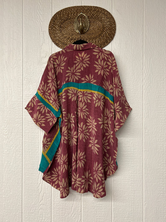 Crepe Sari Free To Be Button Down 0626 001