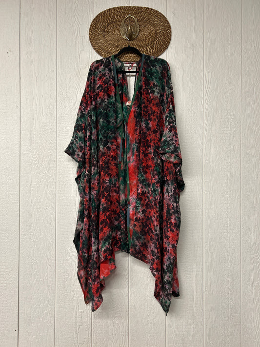 Crepe Sari Orchid Kimono 0626 141