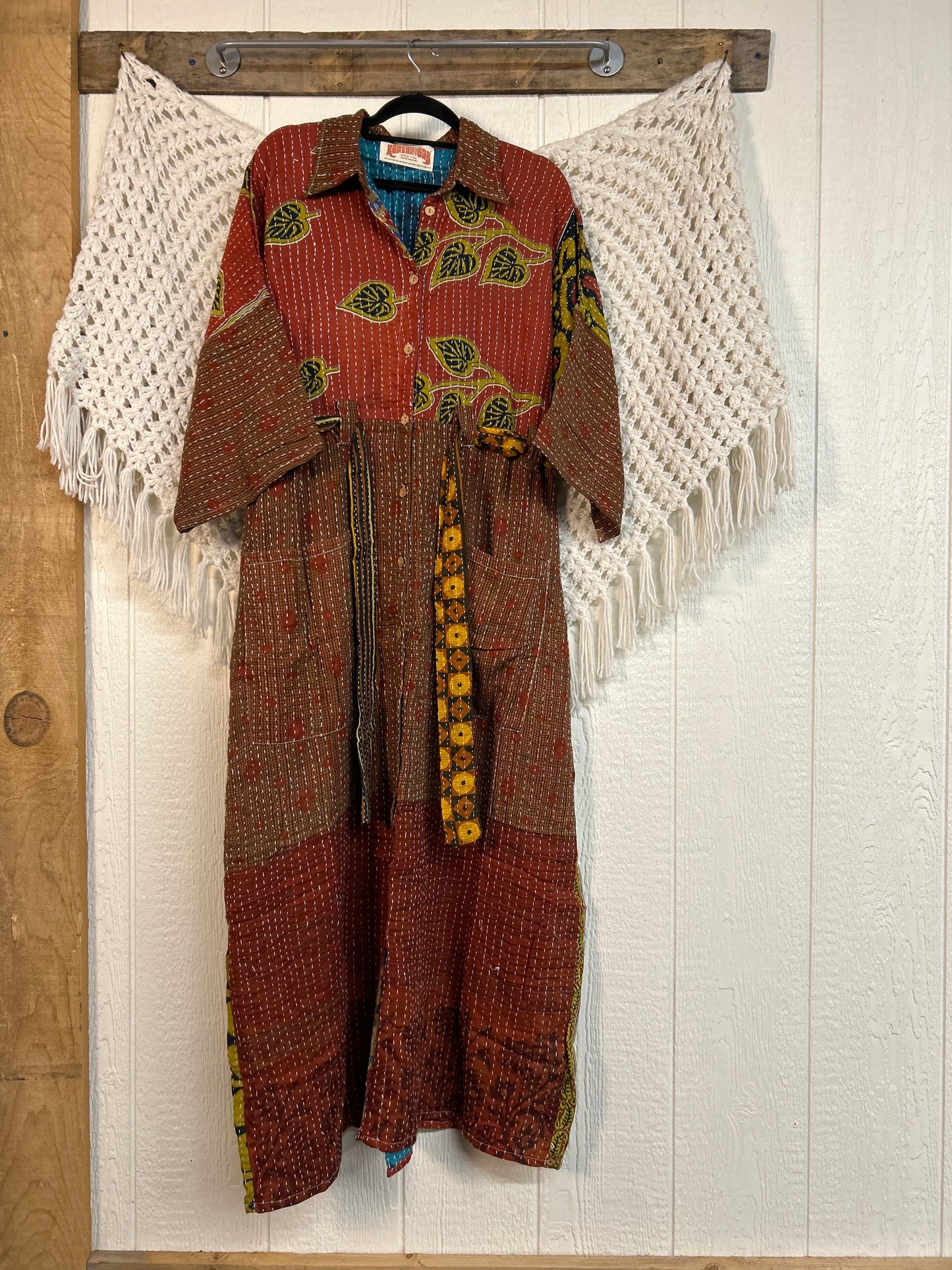 Pareo Kantha Gravity Duster Dress 0226 181