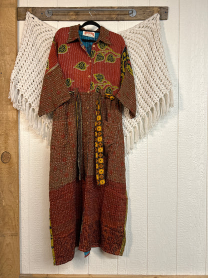 Pareo Kantha Gravity Duster Dress 0226 181