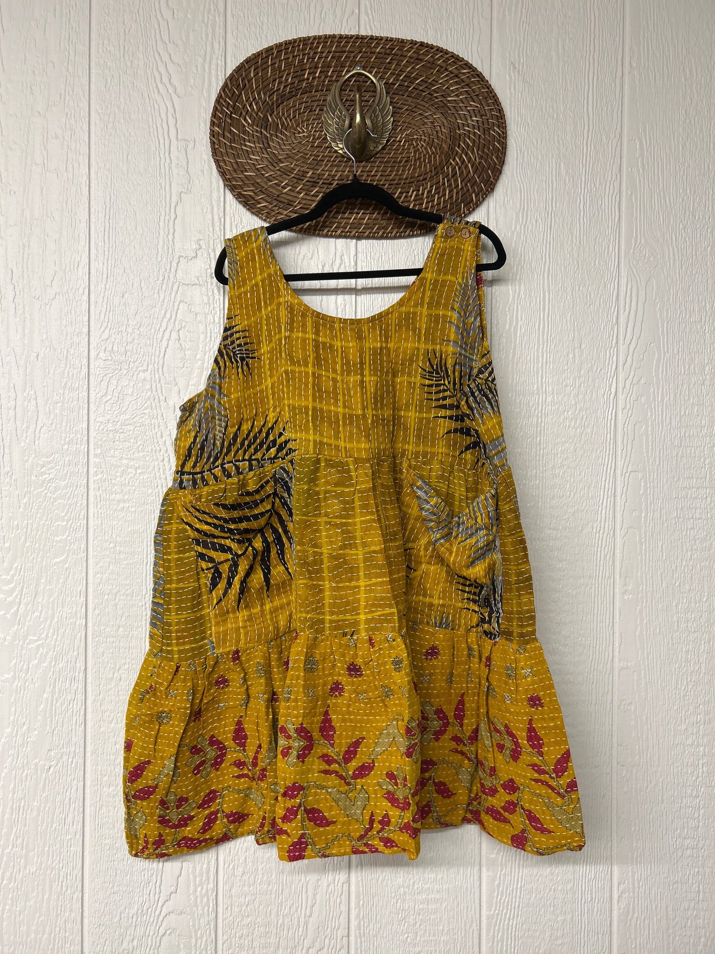 Kantha Meadow Mini Dress 0625 173