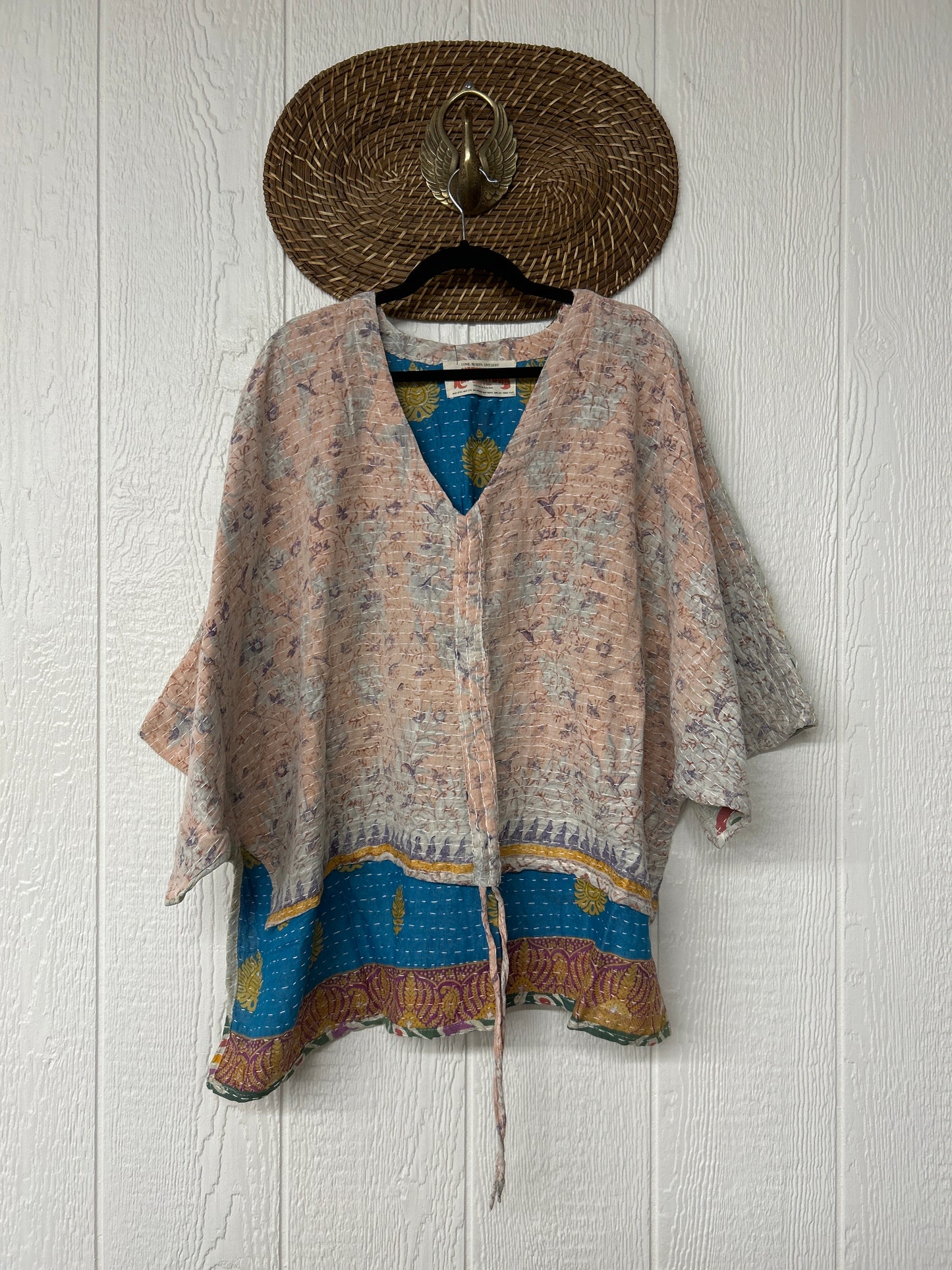 Pareo Kantha Hi-Lo Butterfly Top 0626 029