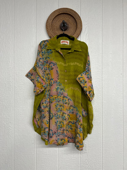Crepe Sari Free To Be Button Down 0626 275