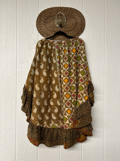 Pareo Kantha Wild Rose Skirt 0426 064
