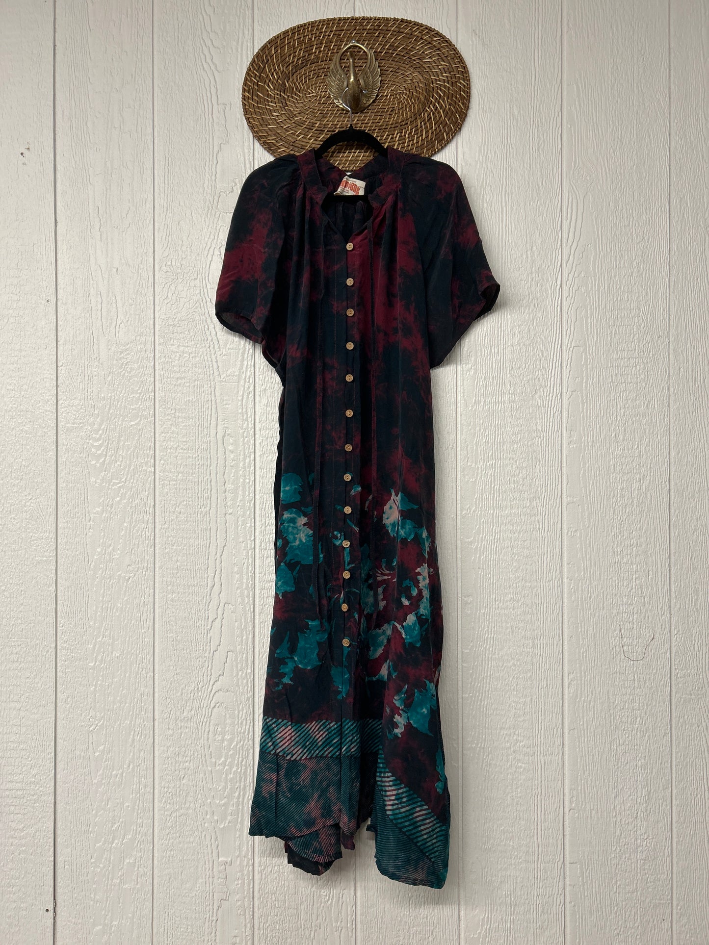 Crepe Sari Summer Woodstock Duster 0626 204