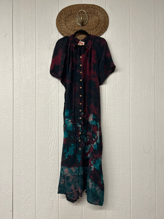 Crepe Sari Summer Woodstock Duster 0626 204