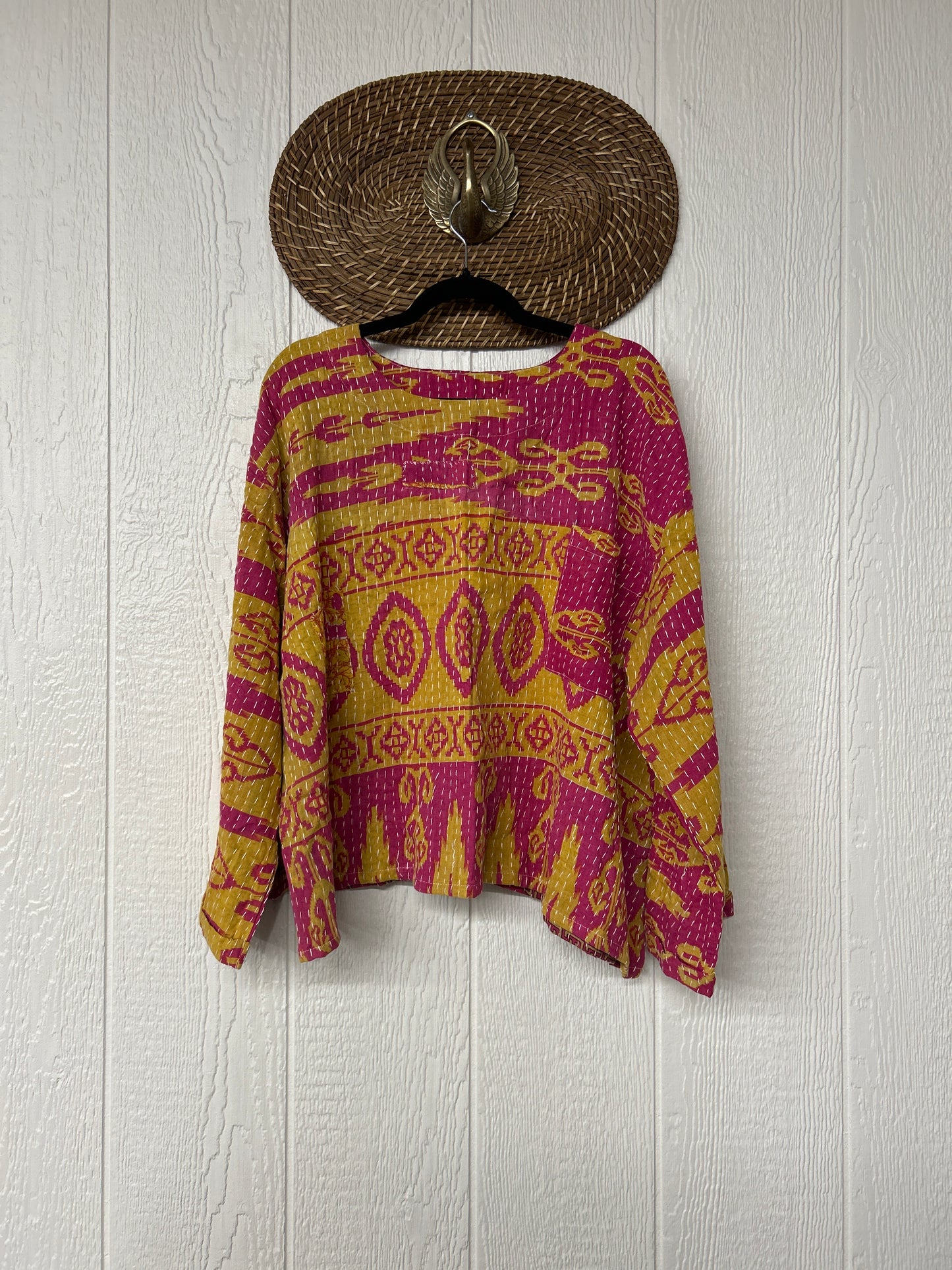 Pareo Kantha Wanderer Pocket Crop Top 0226 239