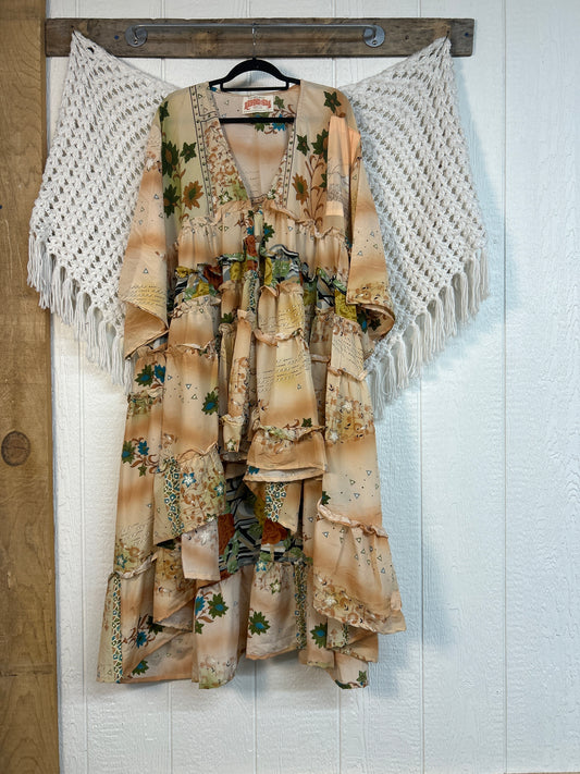 Rasgulla Sari Rhiannon Kimono 0826 097
