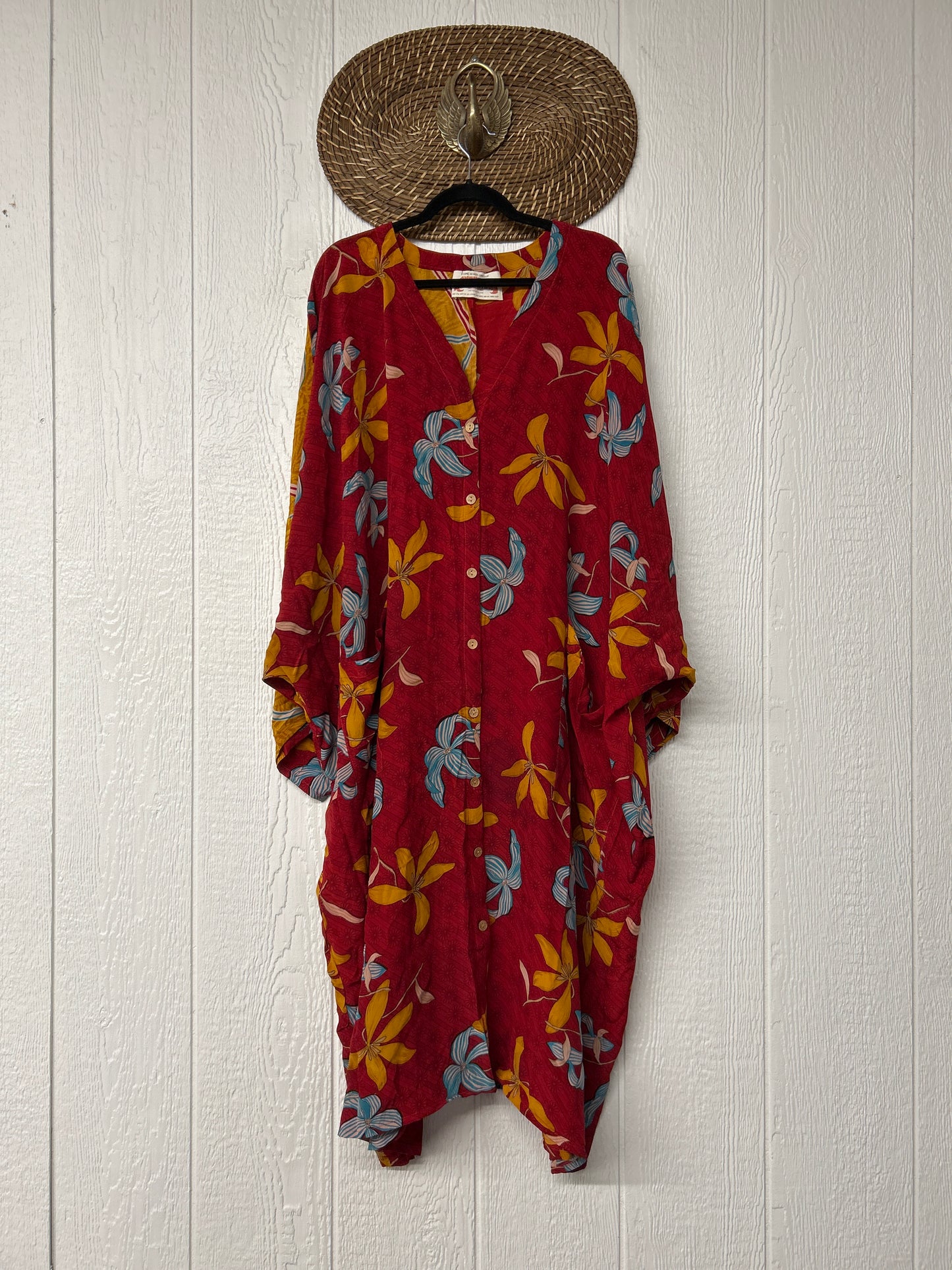 Crepe Sari Gaia Duster Dress 0826 023