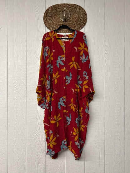 Crepe Sari Gaia Duster Dress 0826 023