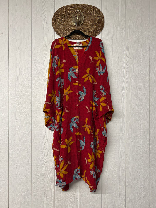 Crepe Sari Gaia Duster Dress 0826 023