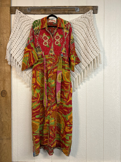 Pareo Kantha Gravity Duster Dress 0226 135