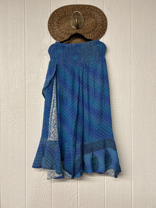 Crepe Sari Inner Peace Wrap Skirt 0626 221