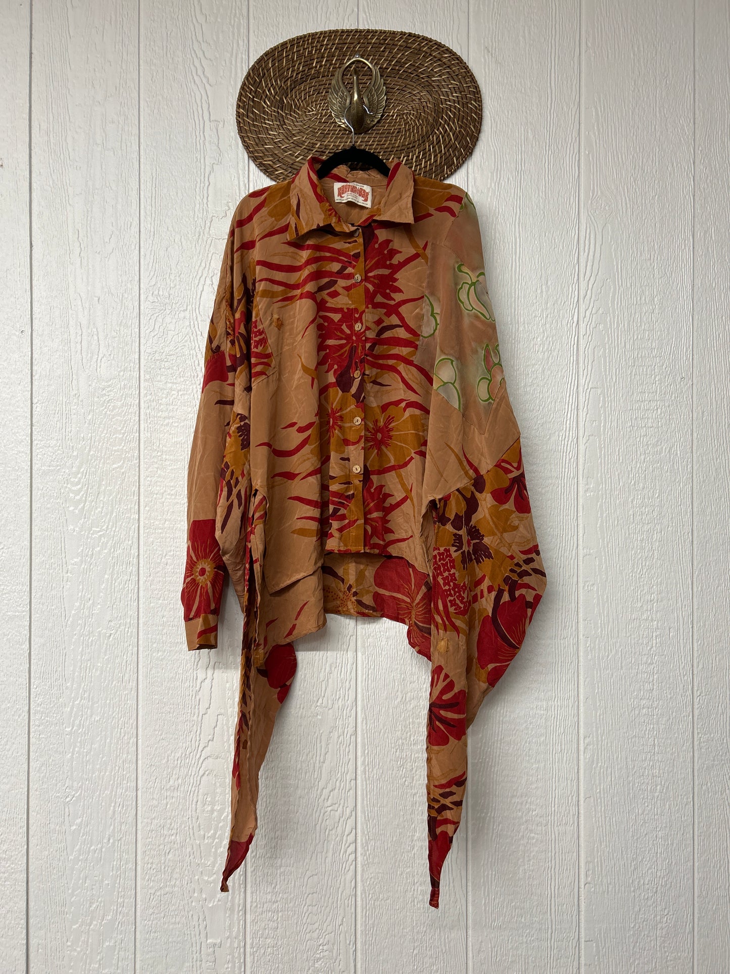 Crepe Sari Nirvana Button Down 1125 098