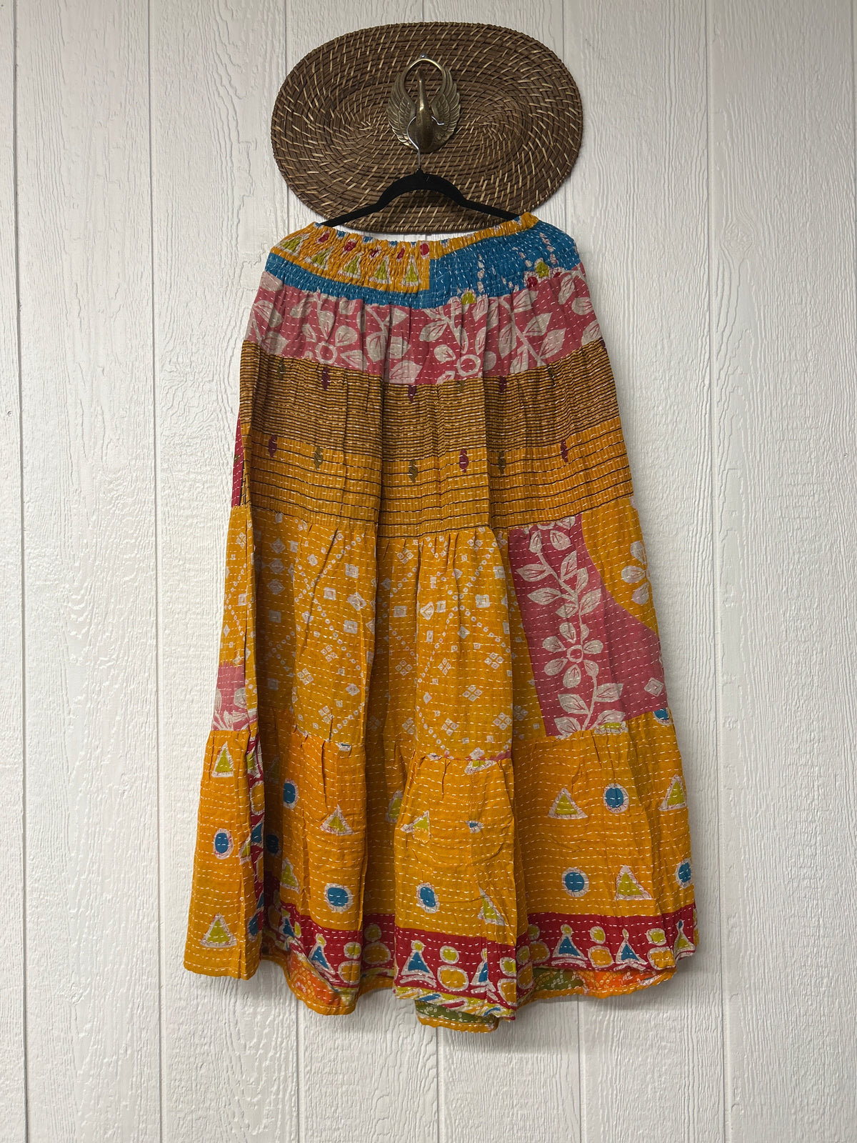 Pareo Kantha Lotus Maxi Skirt 0826 222