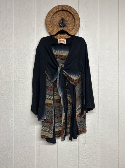 RETAIL Crepe Sari Shortie Spellbound Kimono 0426 173