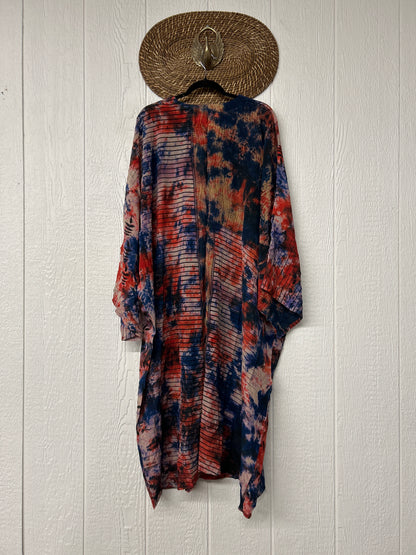 Crepe Sari Gaia Duster Dress 0826 118