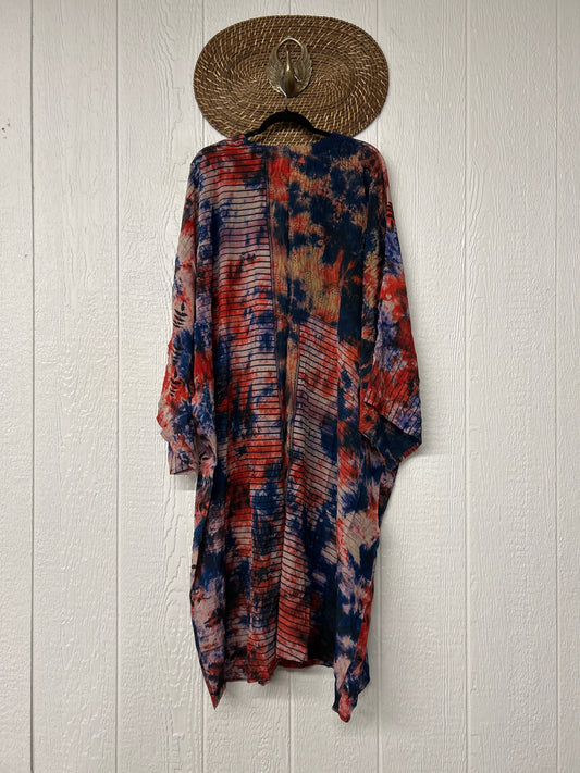 Crepe Sari Gaia Duster Dress 0826 118