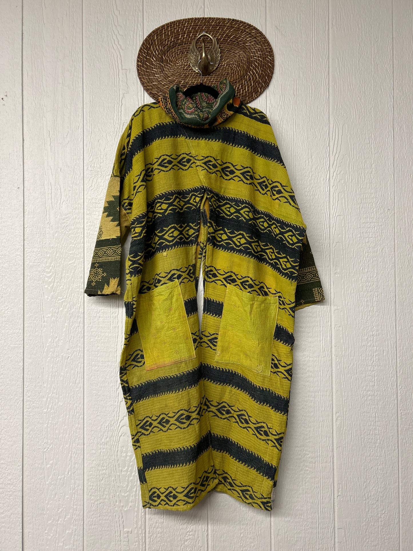 Fine Kantha Cowl Split Pullover 1225 082