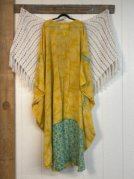 Crepe Sari Bowie Muu Dress 0826 128