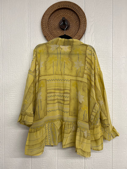 Crepe Sari Wild Rose Top 1225 105