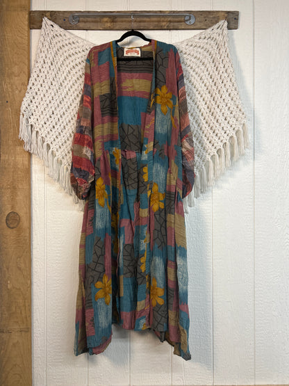 Crepe Sari Evermore Kimono 0326 069