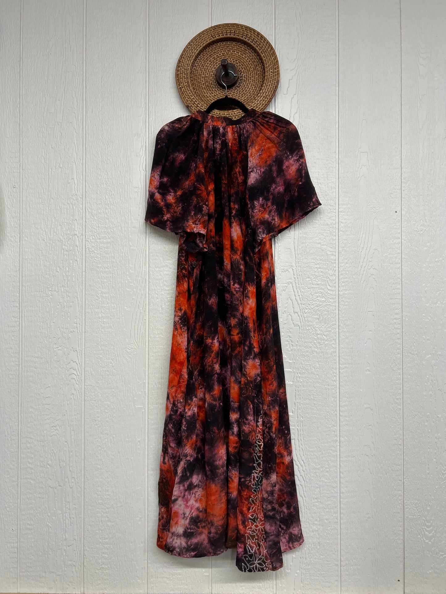 Crepe Sari Summer Woodstock Duster 0626 131