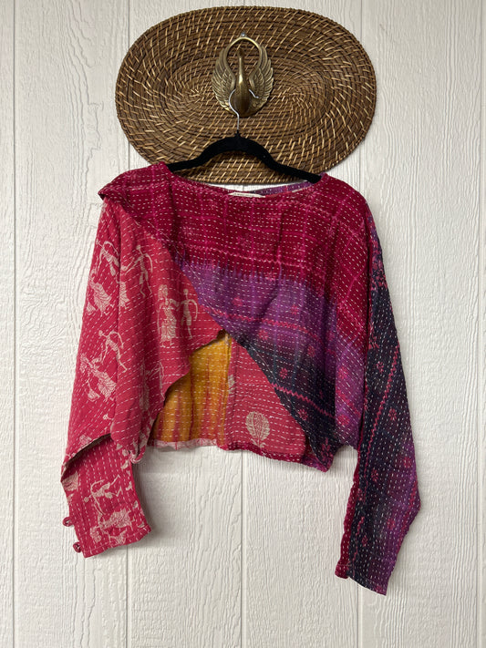 RETAIL Pareo Kantha In Bloom Cropped Pullover 0326 187