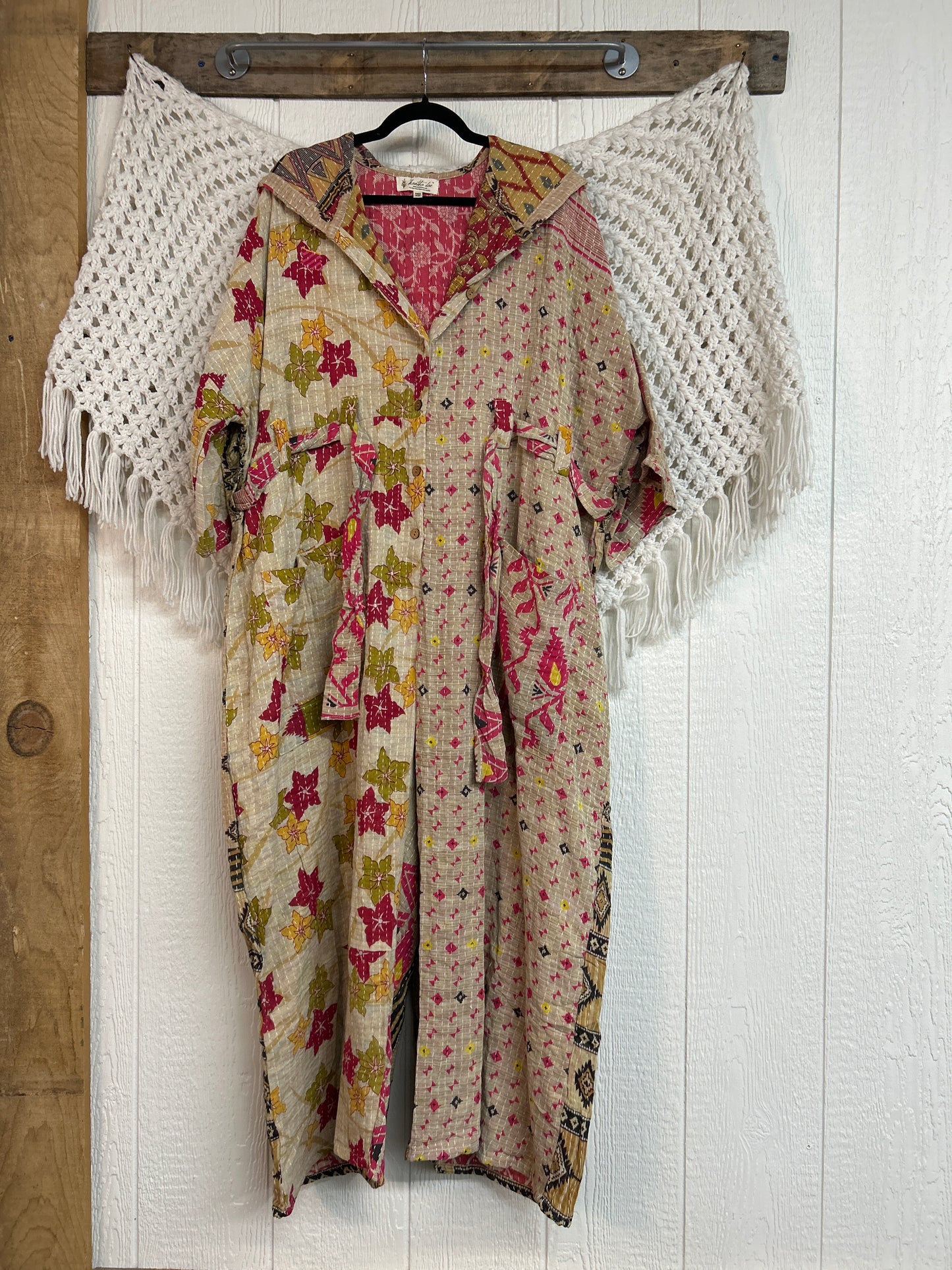 Kantha Zen Hoodie Jumpsuit 0925 169