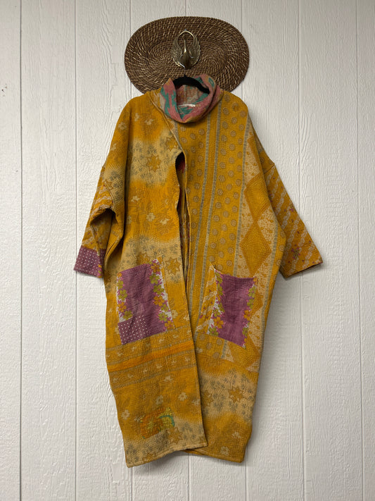 Fine Kantha Cowl Split Pullover 1225 036