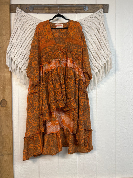 Rasgulla Sari Rhiannon Kimono 0826 014