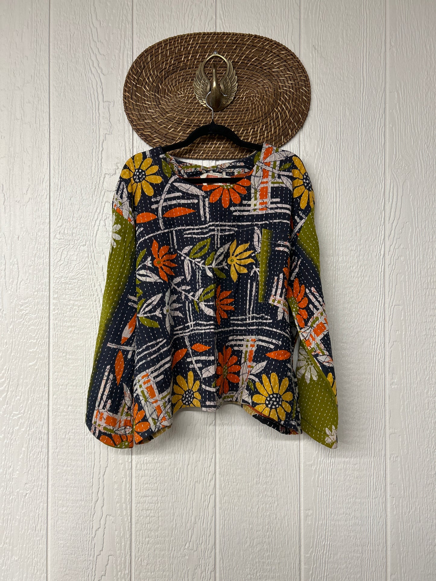 Pareo Kantha Wanderer Pocket Crop Top 0226 231