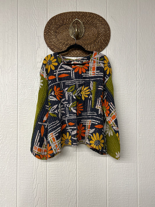 Pareo Kantha Wanderer Pocket Crop Top 0226 231