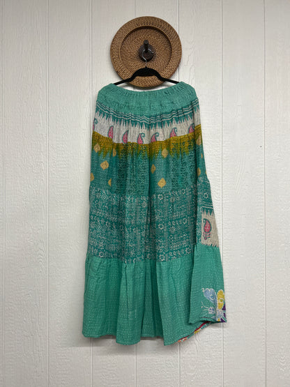 Pareo Kantha Lotus Maxi Skirt 0826 097